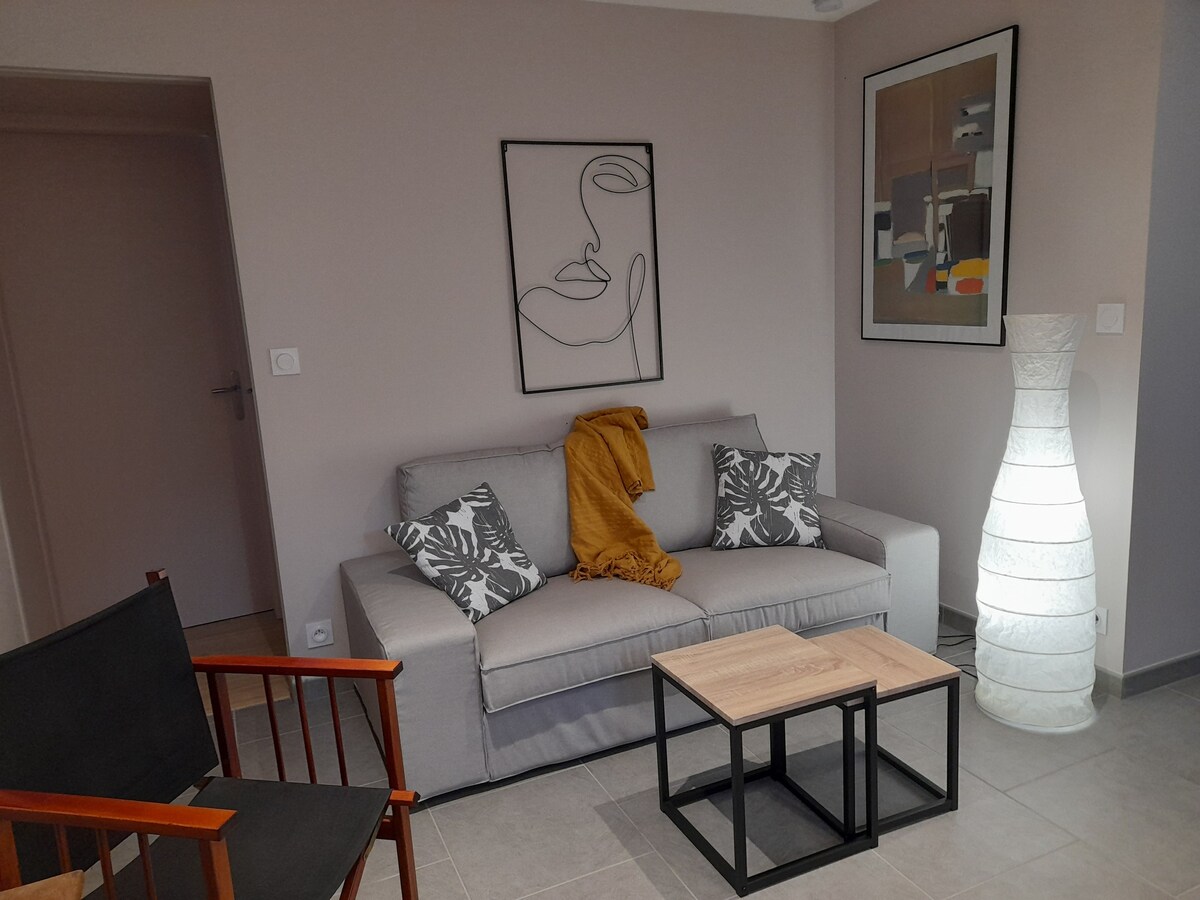 Appartement-maison Bayeux+Jardin et terrasse