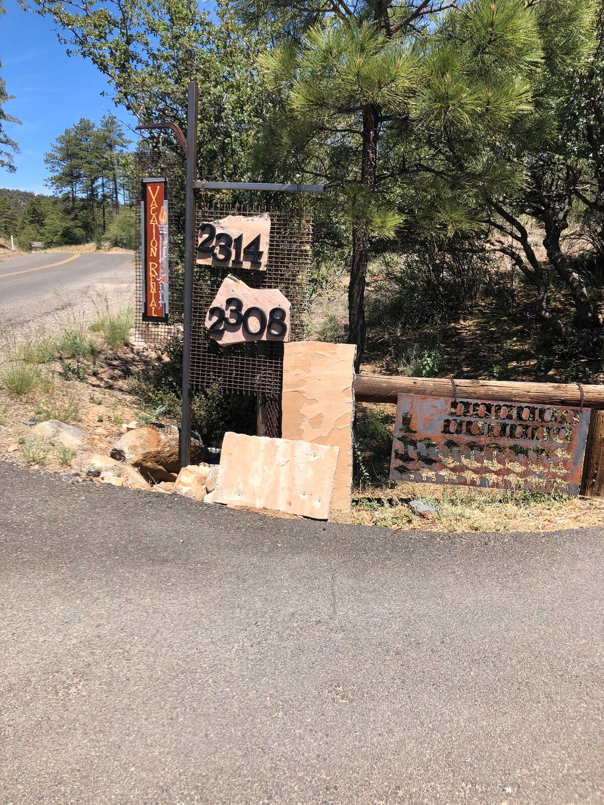 At the base of Thumb butte.