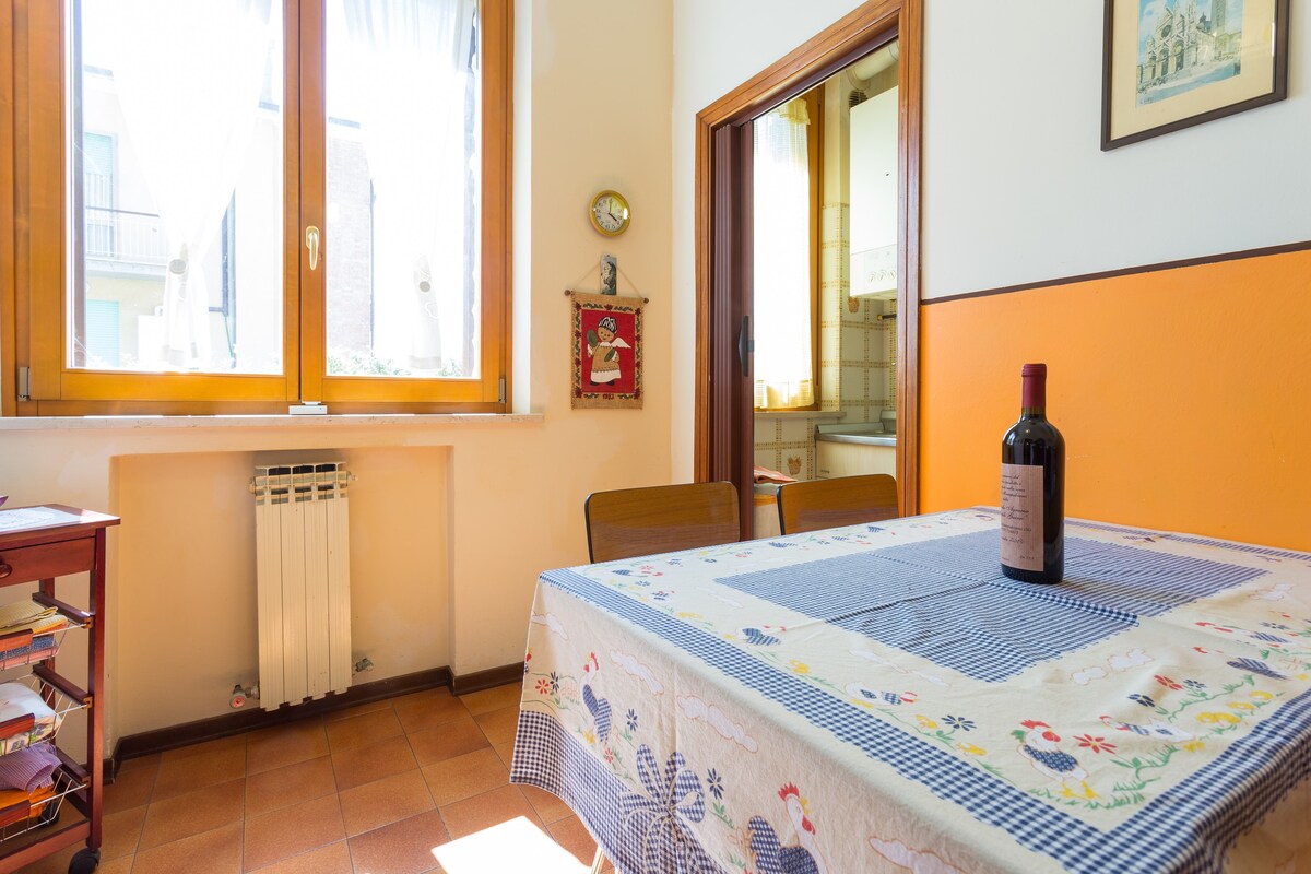 Chianciano Terme. Apartment with private garden.