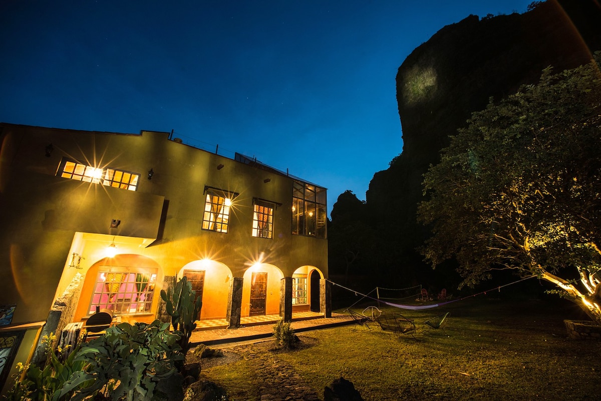 9 Guardians Home & Temple. Refuge Tepoztlan.