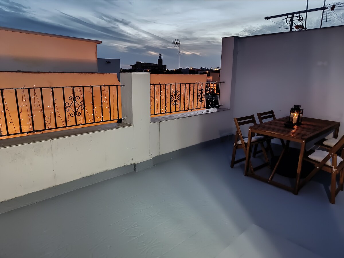Casa Flamenca, terraza privada