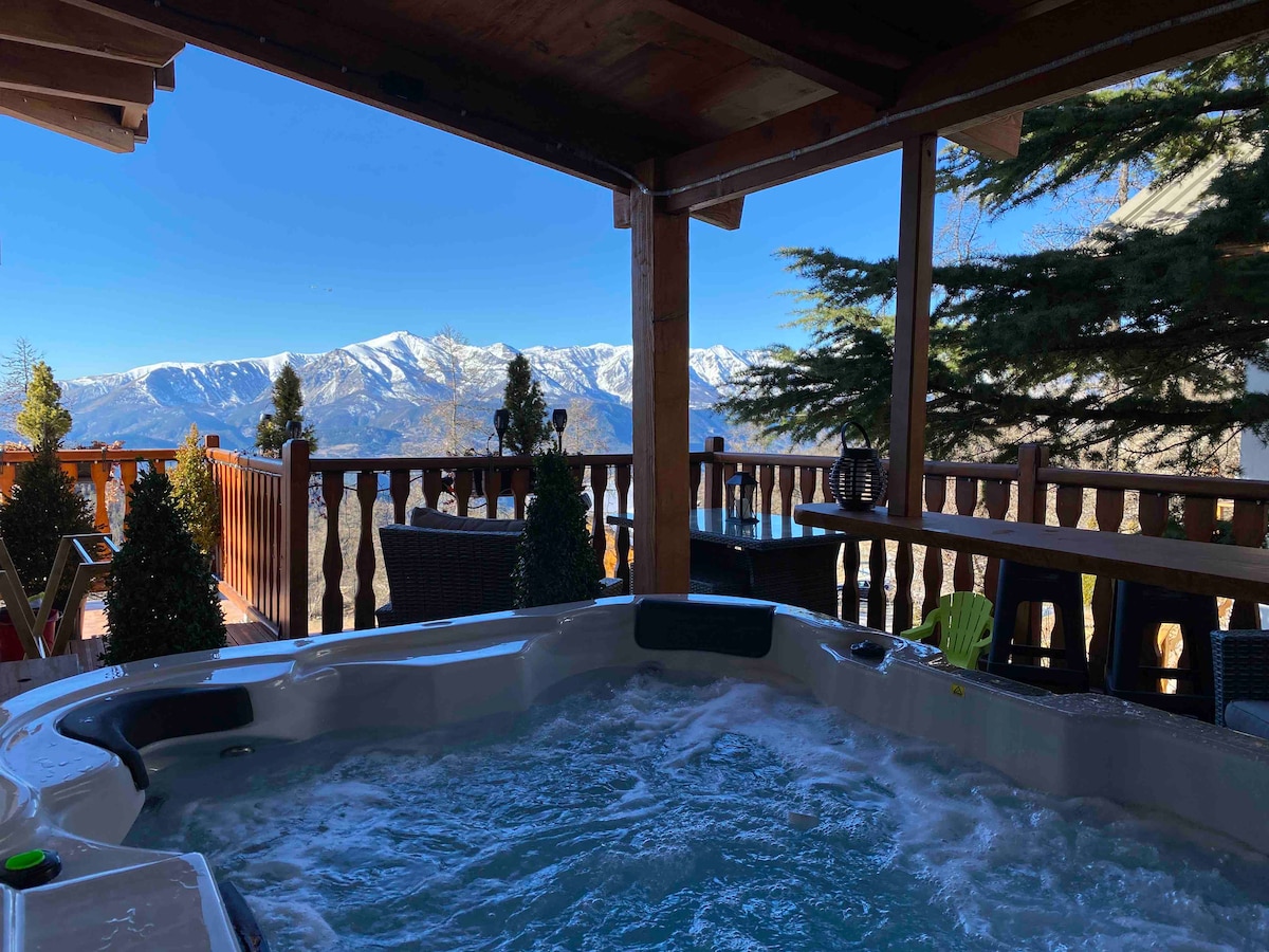 Valberg private Spa  2 Bed apart w/ mountain view