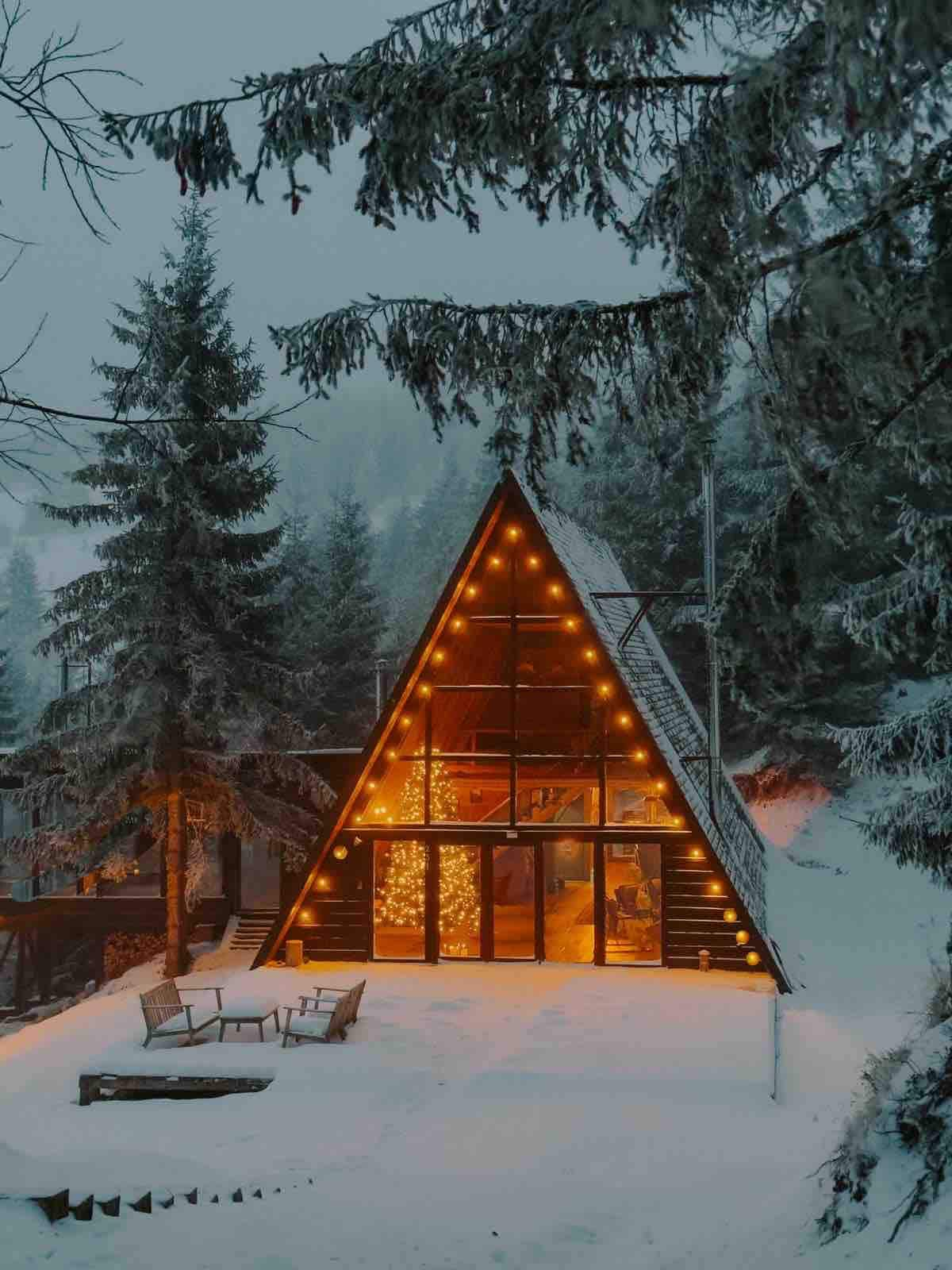 Nordland Cabin-A-Frame ~景观~热水浴缸~甲板