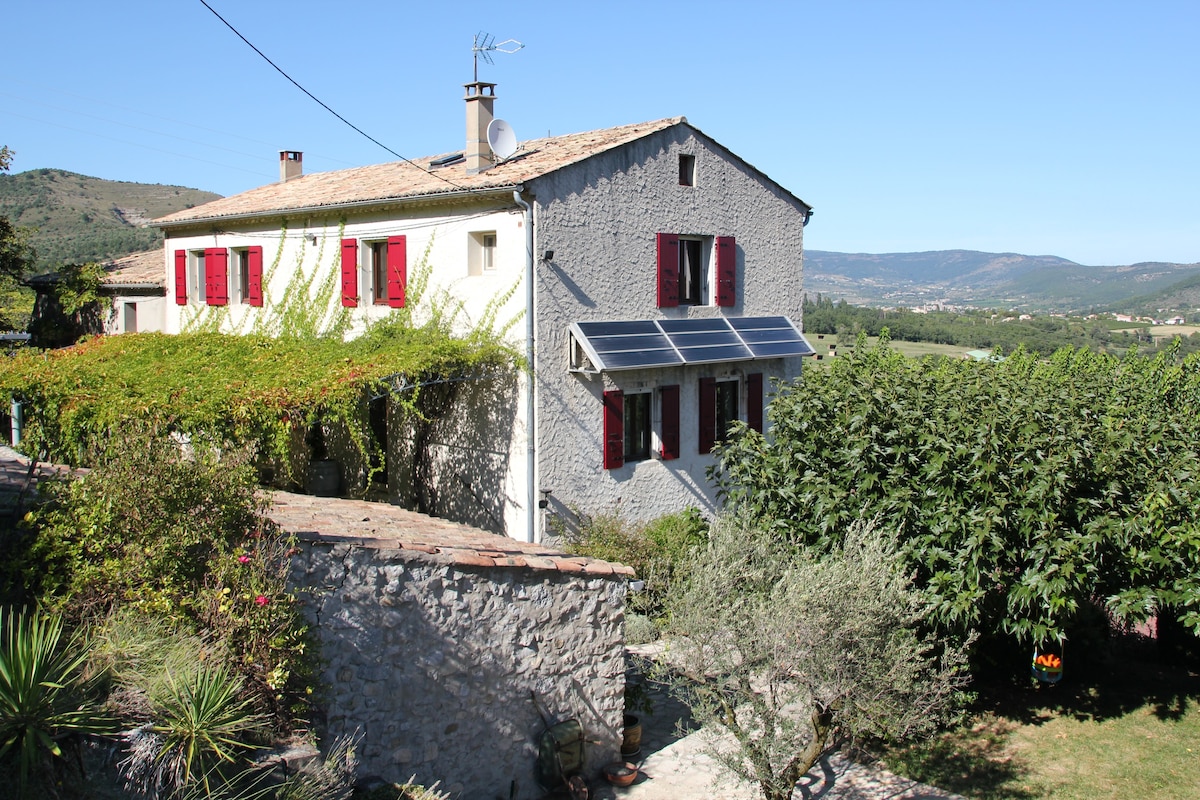 Large family house with swimming pool in Ardèche