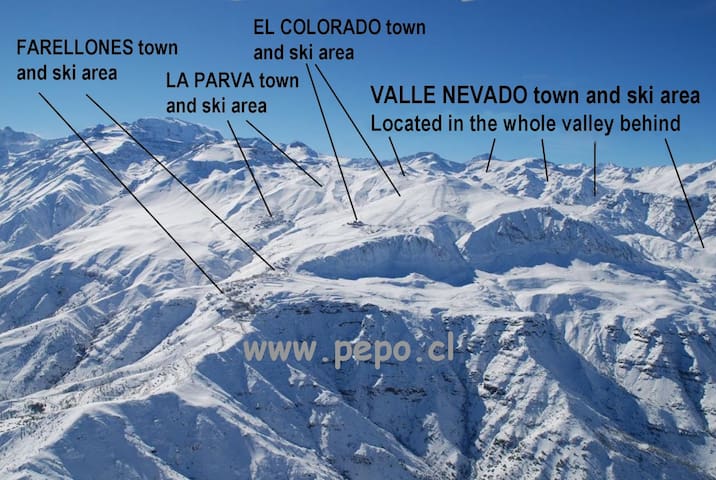 Valle Nevado Ski Resort的民宿