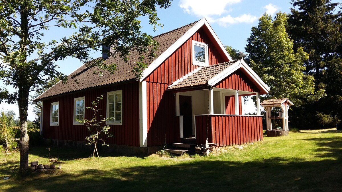 Småland小屋，靠近博尔门湖