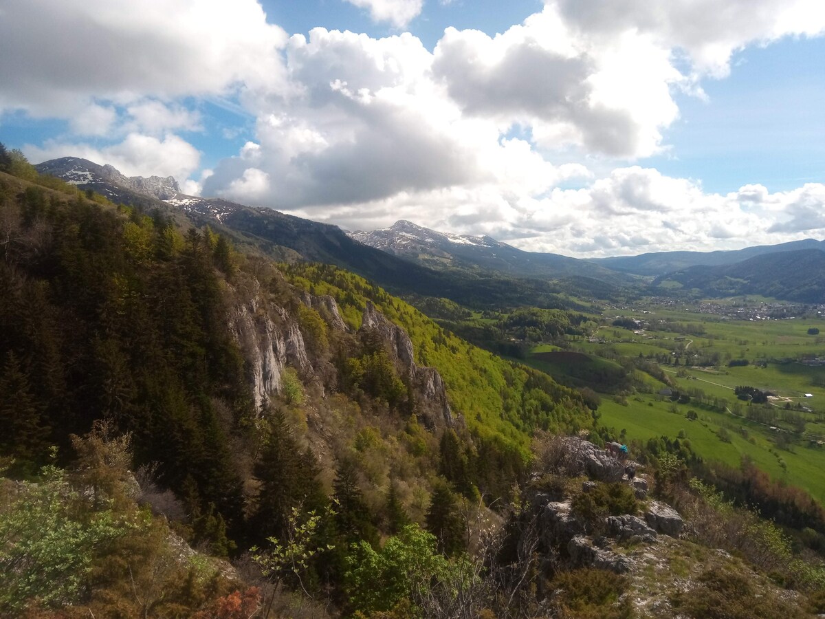 Chambre bleu nature Vercors