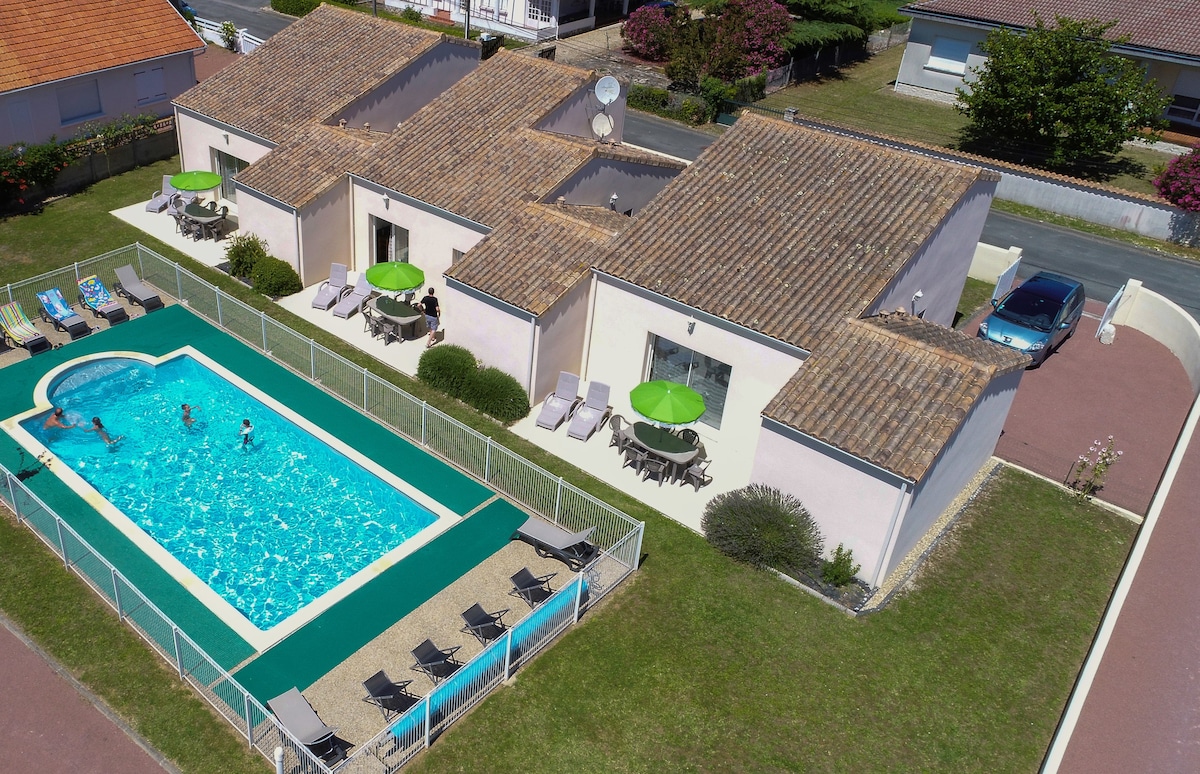 Villa 4p avec piscine chauffée