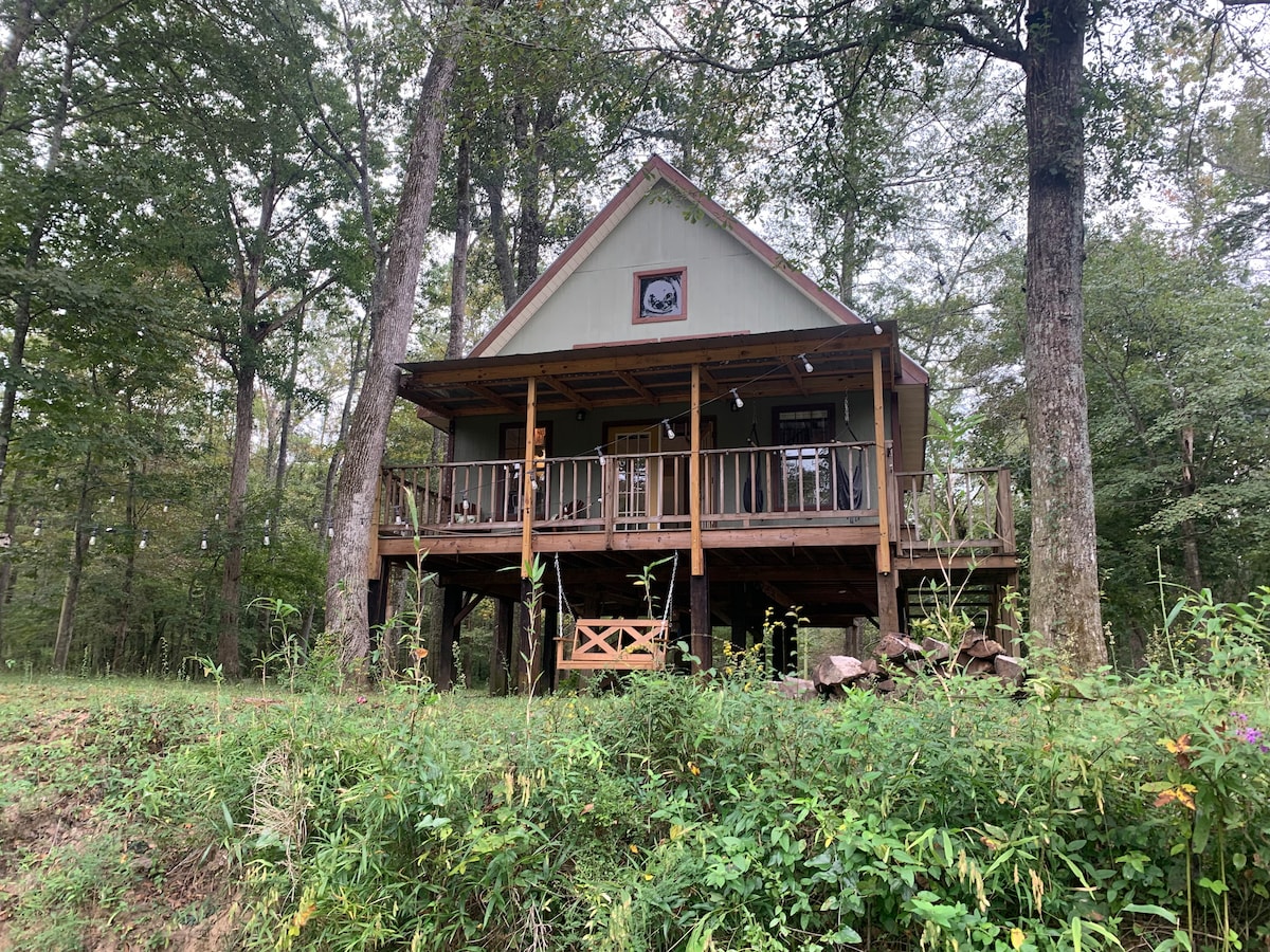 Fairytale Forest River Cabin