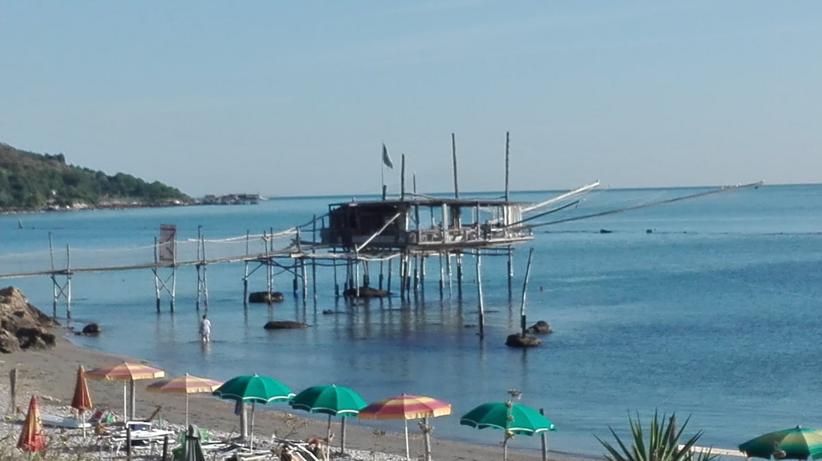 Trabocchi海岸，亚得里亚海。太棒了