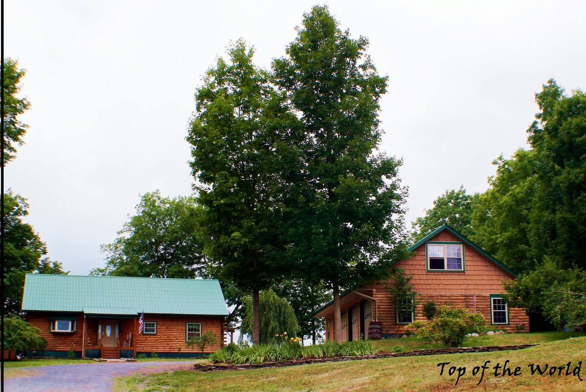 Top of the World Log House Getaway