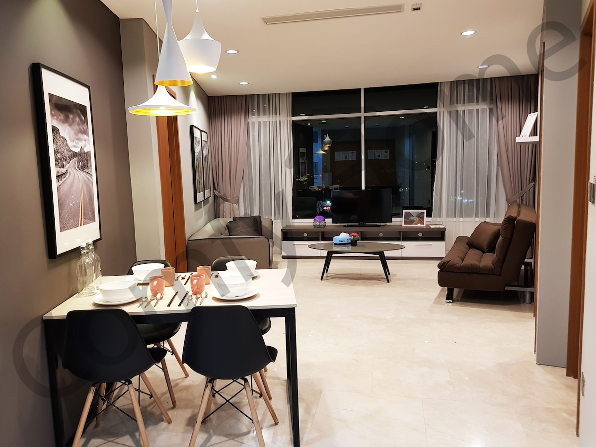 豪华3间卧室*吉隆坡塔景观*位于吉隆坡市/吉隆坡城中城