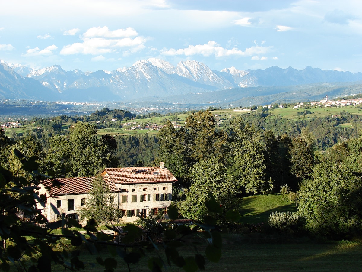 Dolomites scenary, guest house