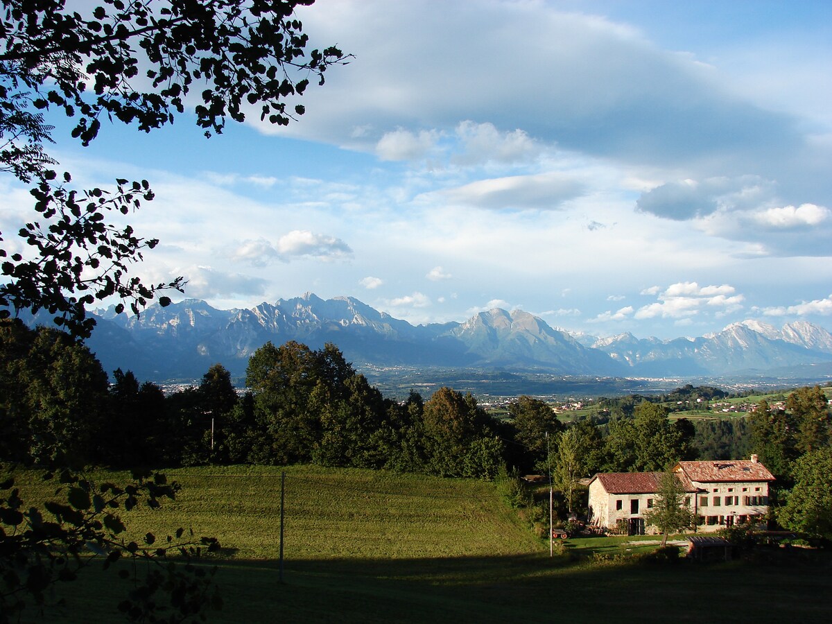 Dolomites scenary, guest house