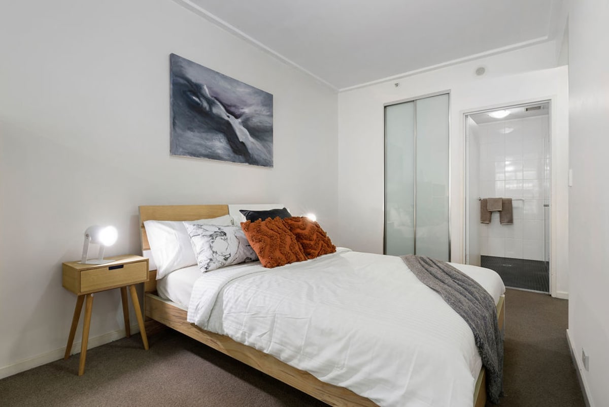 现代舒适温馨的单间公寓，毗邻达令港（ Darling Harbour ）