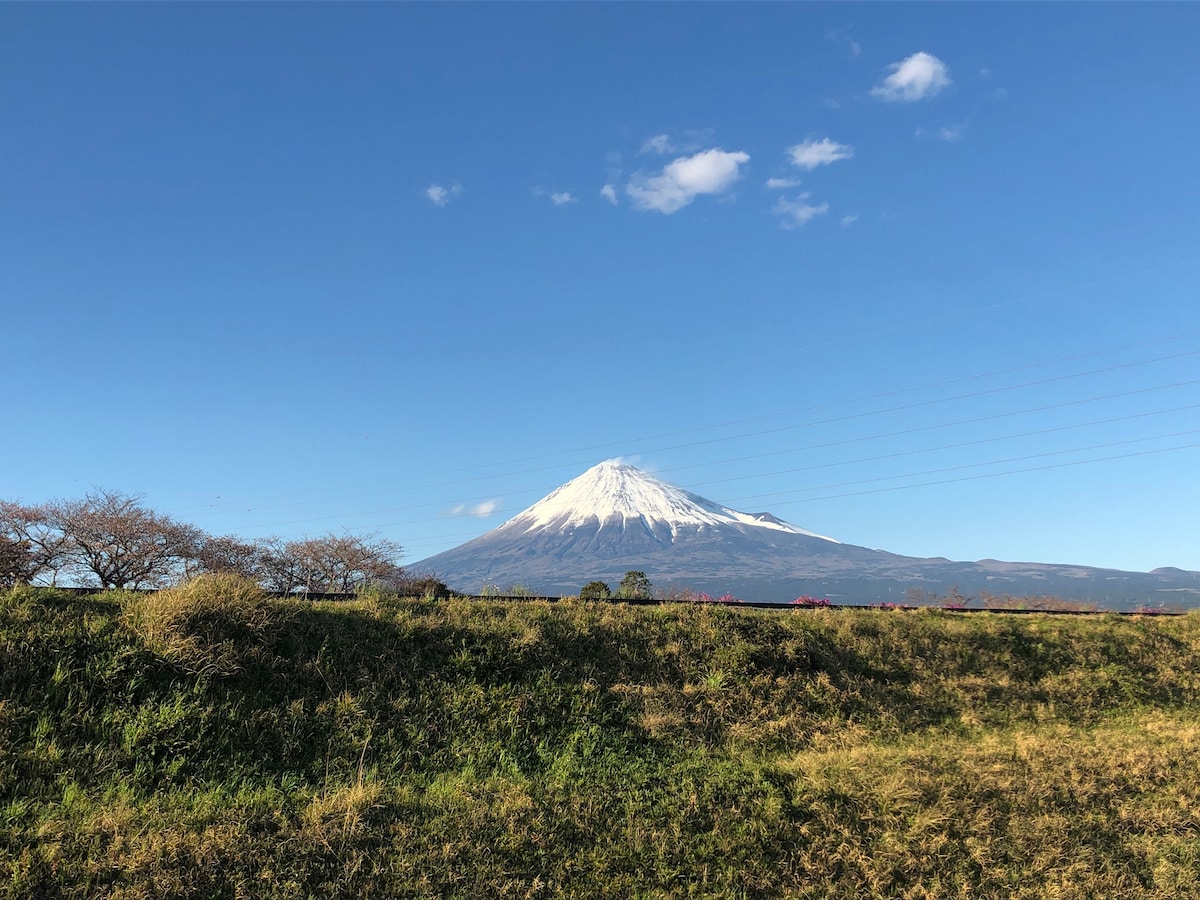 可以从家里看到富士山