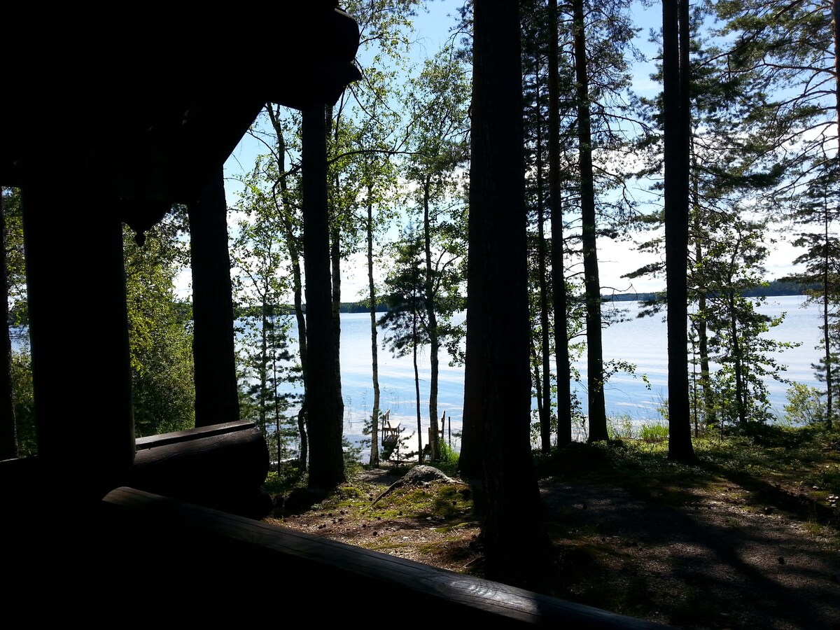 Log cabin for 6 ppl. Lake saimaa