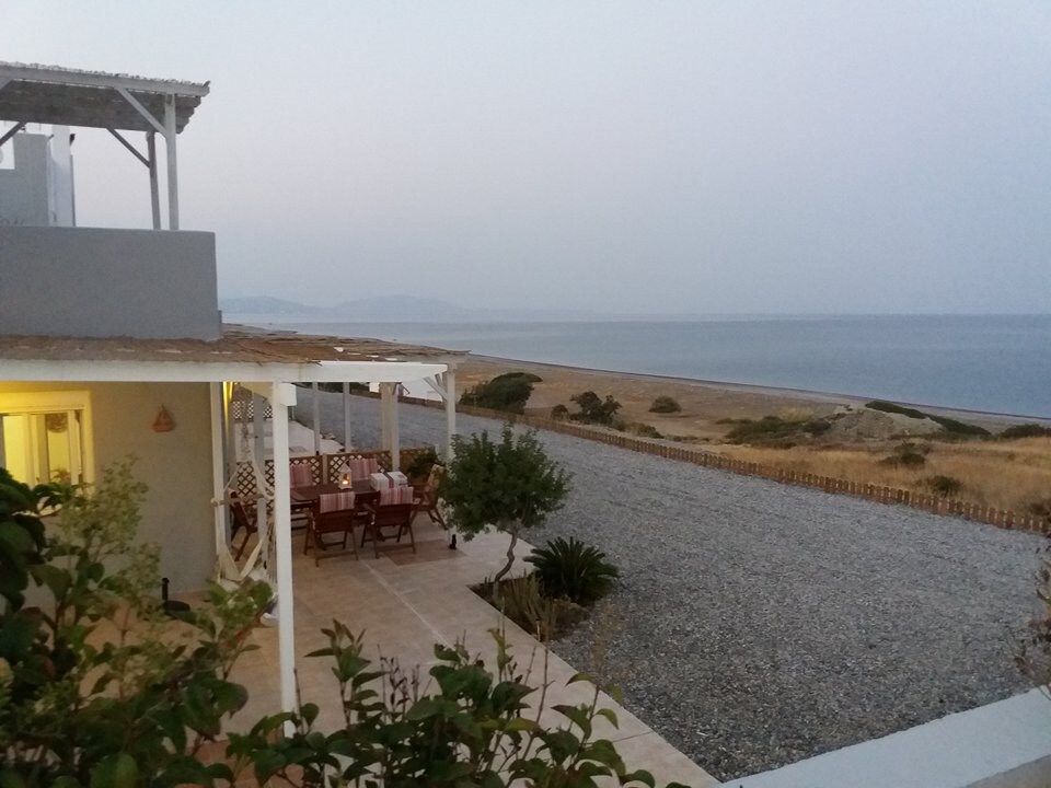 Seahouse by Lahania beach at South Rhodes