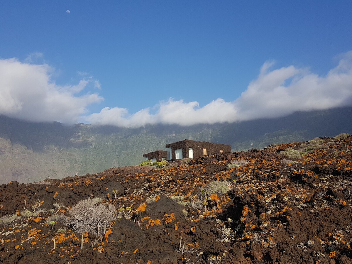 海边独一无二的火山之家