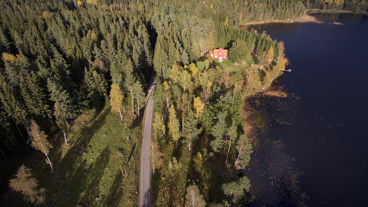 湖边的瑞典梦想之家