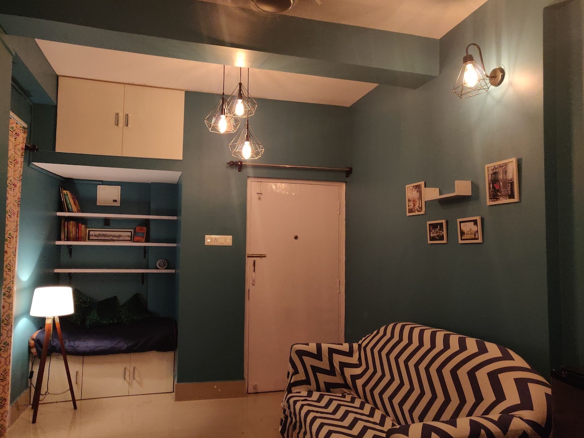 Blue Doors - Modern 2BHK Apartment in Kolkata