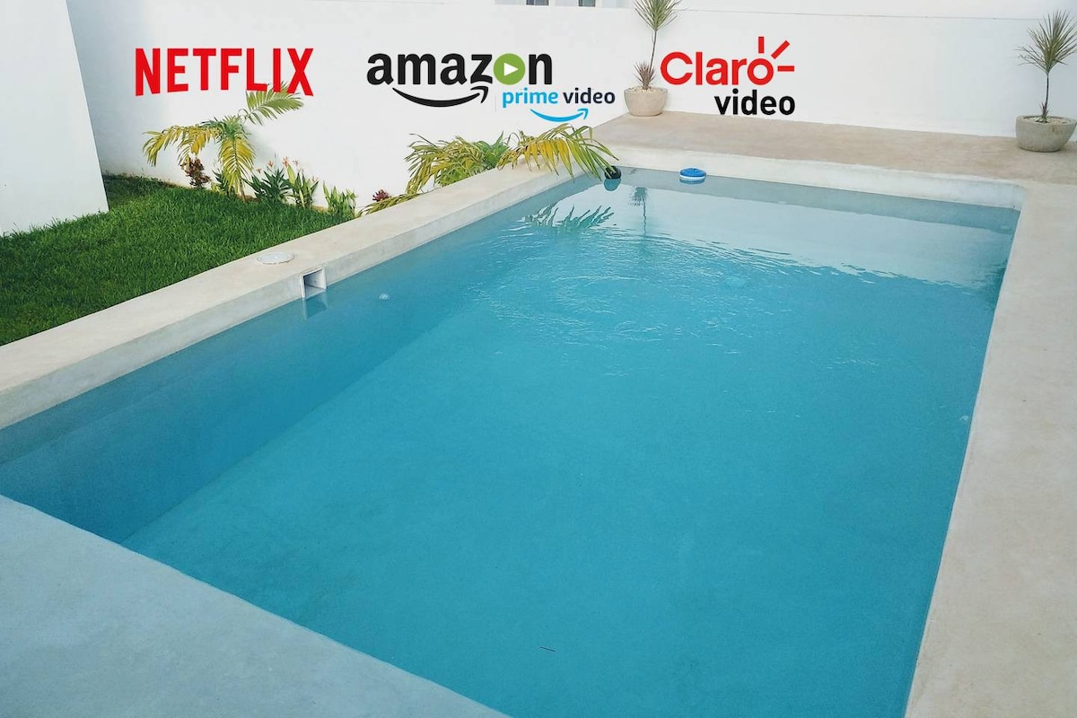 「Casa Azucenas」泳池、无线网络、Netflix和空调