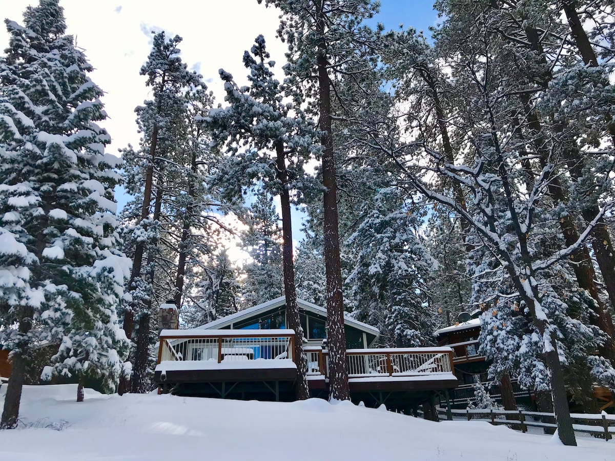 Balsam Bungalow -湖景1分钟可达滑雪场-热水浴缸