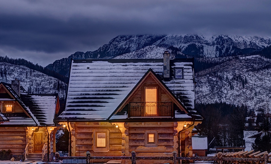 可欣赏塔特拉斯山脉（ Tatras Mountains ）迷人景色的Karczogrod乡村小屋