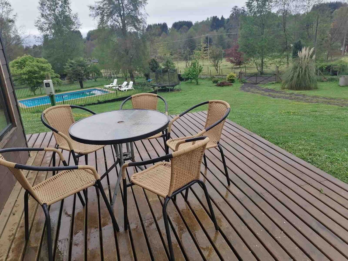 Arriendo casa , con vista al Volcán Villarrica