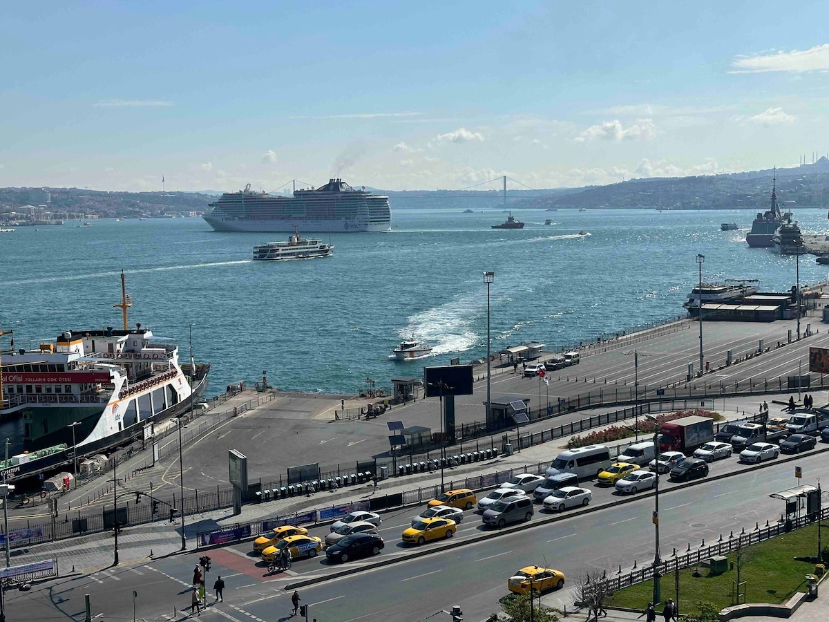 位于伊斯坦布尔的豪华客房，可欣赏最美丽的博斯普鲁斯海峡景观