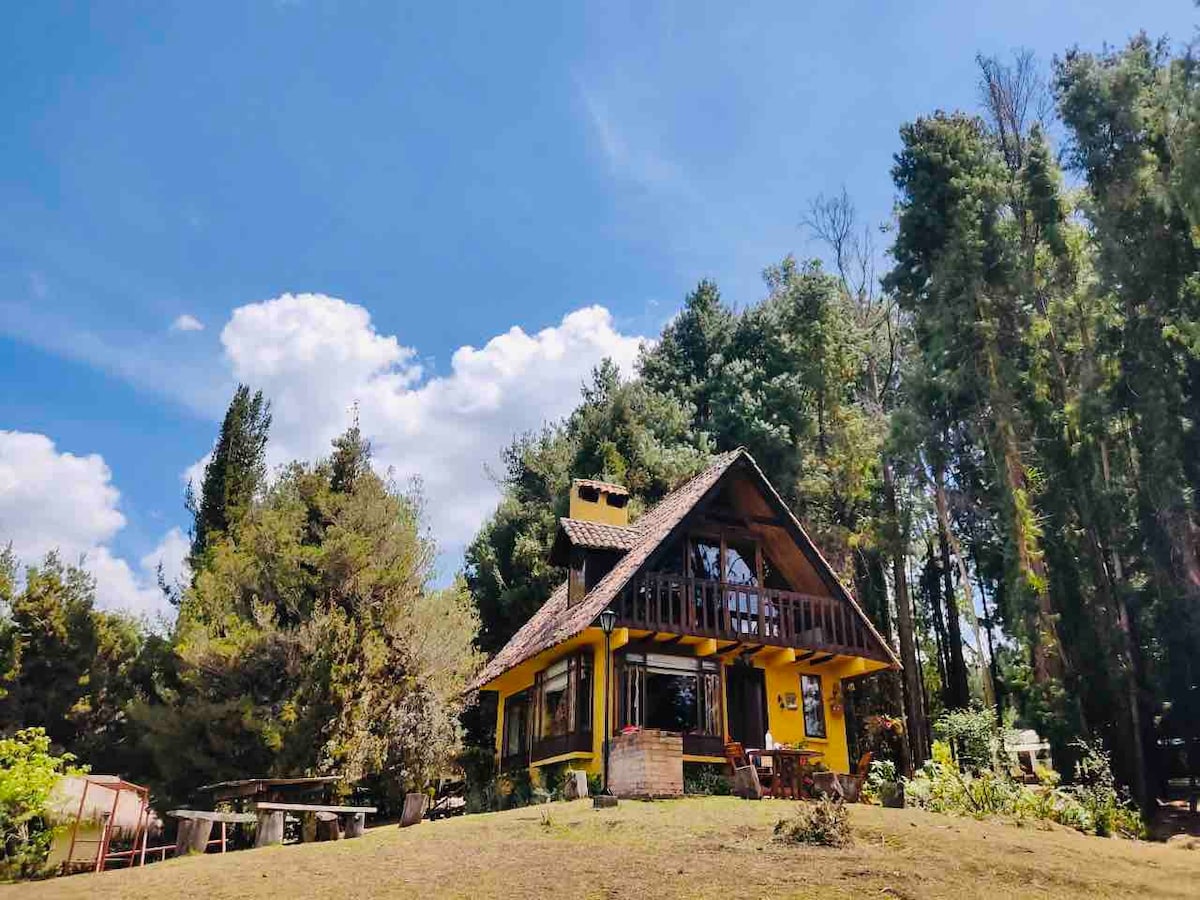 瓜斯卡美丽的山景度假木屋