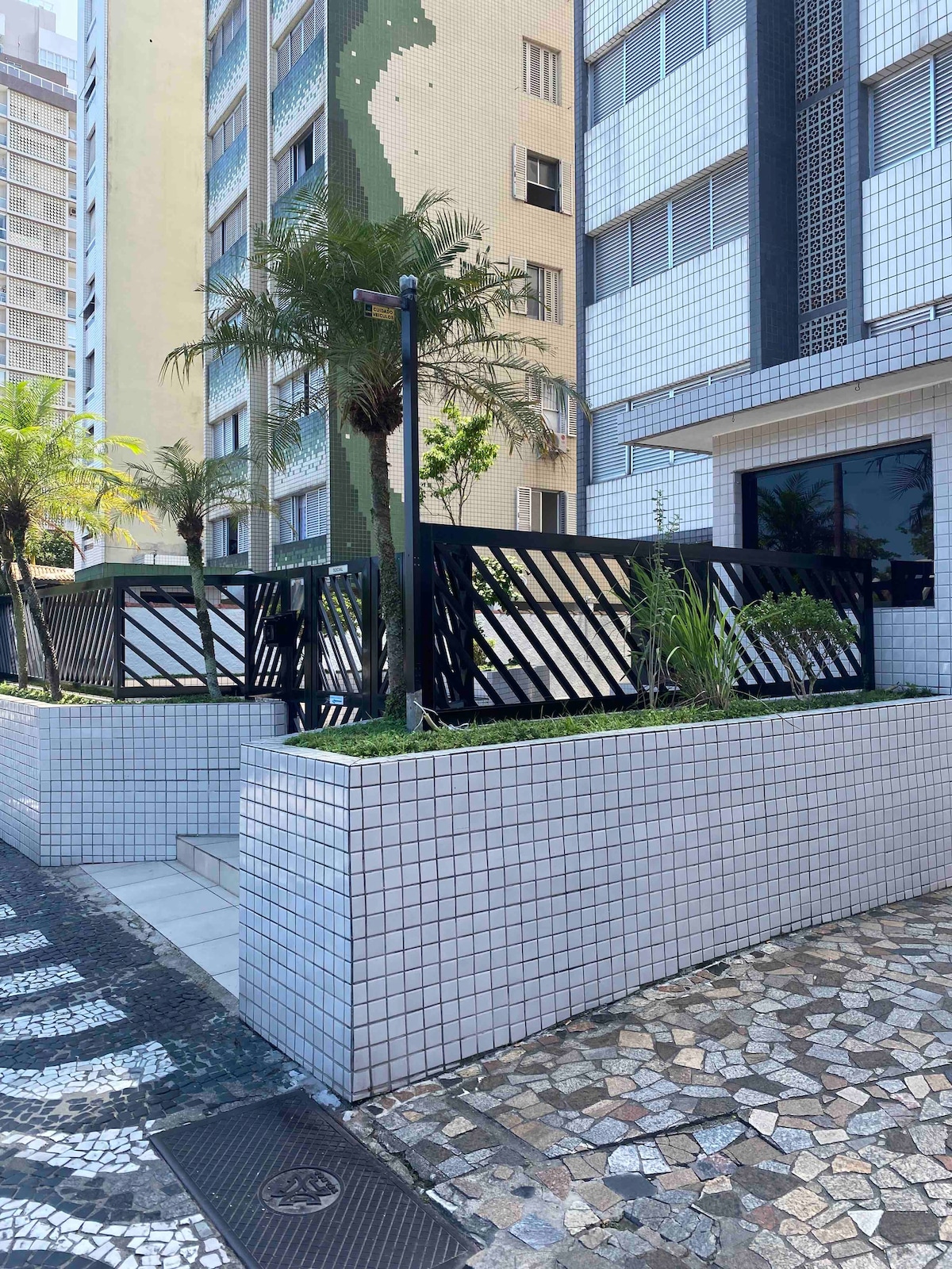 Apartamento excelente beira mar na orla de Santos