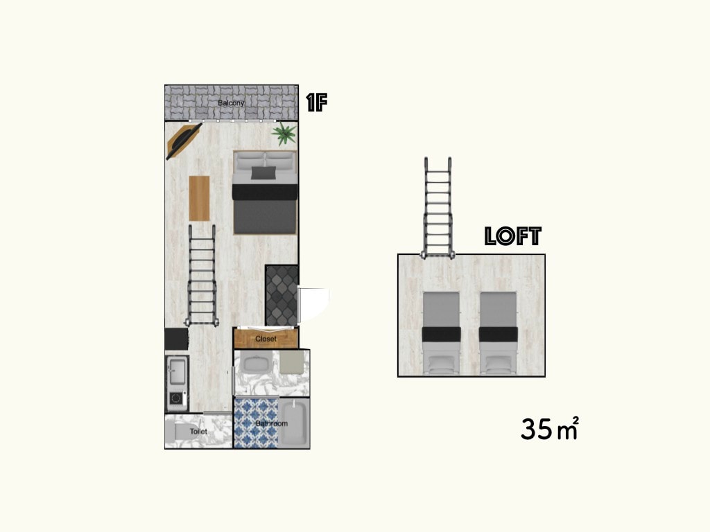 ①车站4min直达新宿20min' 清新阳光小屋, 独用卫浴, Wi-Fi