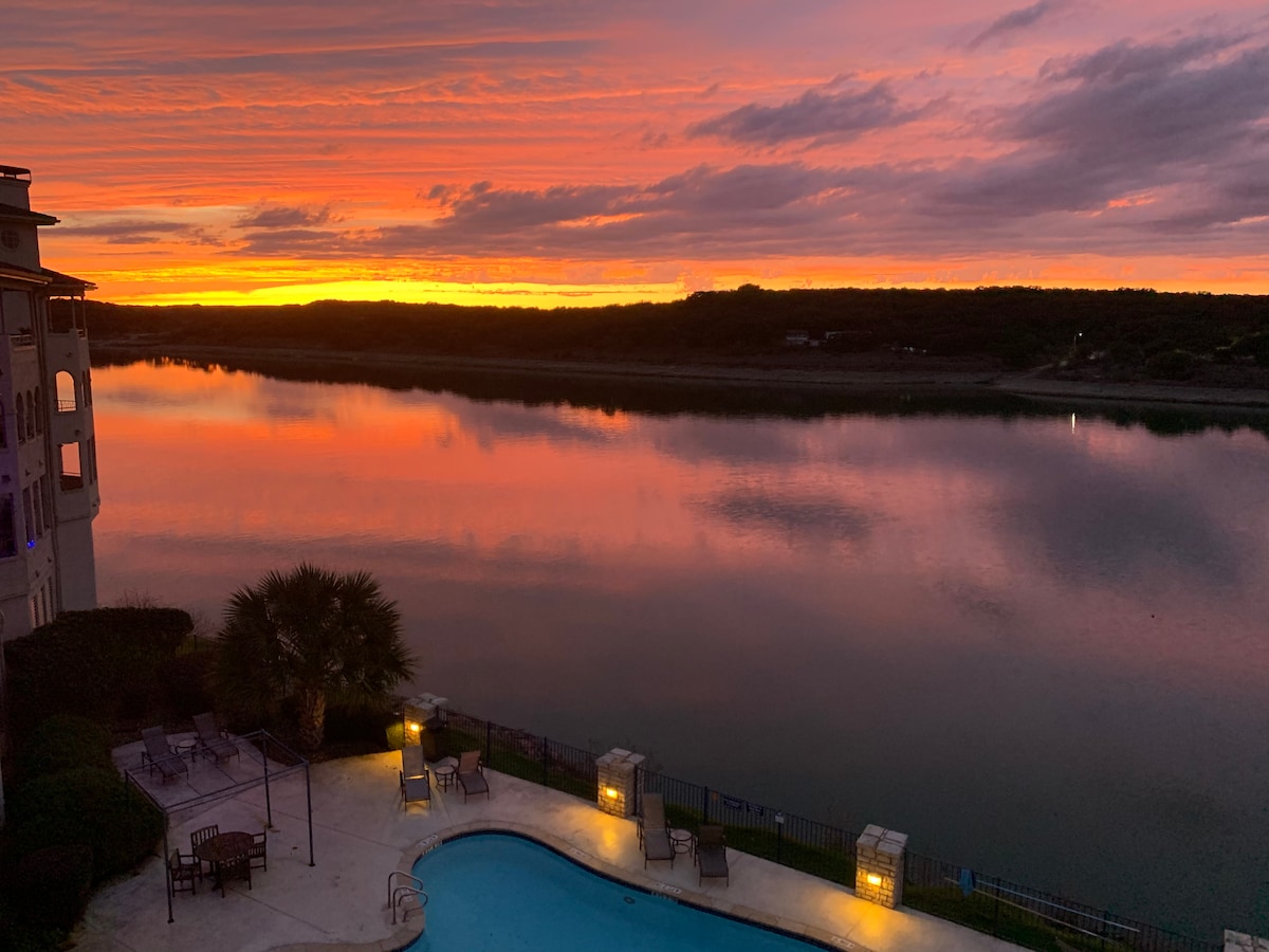 特拉维斯湖（ Lake Travis ）的ATX Hill Country Hacienda