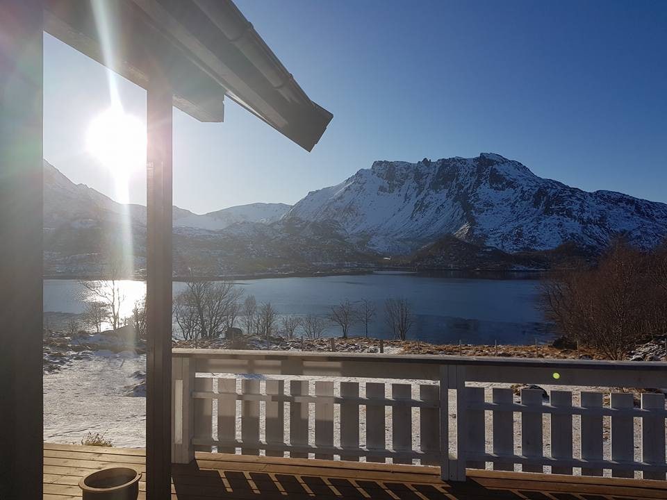 小木屋位于美丽的Vesterålen ，位置田园诗般。