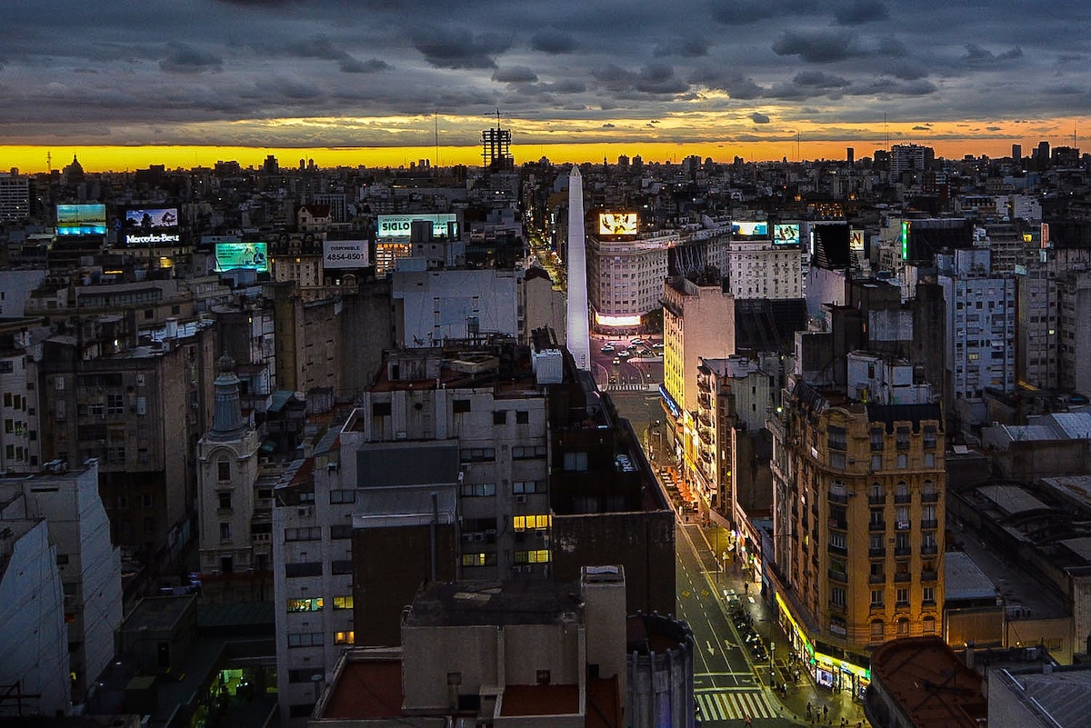 布宜诺斯艾利斯从上面。地理位置优越