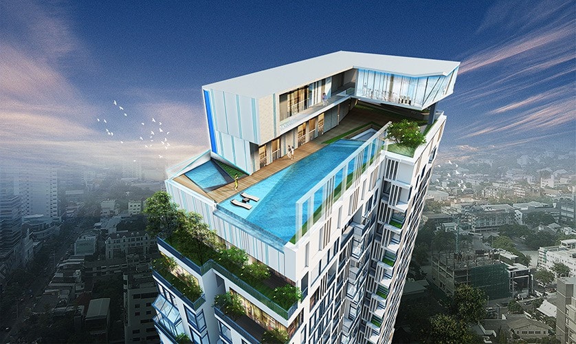 #1 Thonglo-Ekamai,Sukhumvit 1 bedroom,Rooftop pool