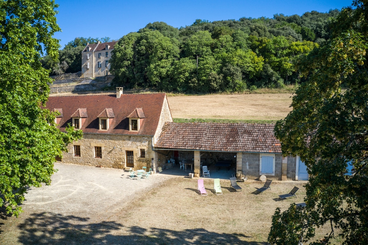 Ferme du Bos ，大型小屋，距离Sarlat 10分钟