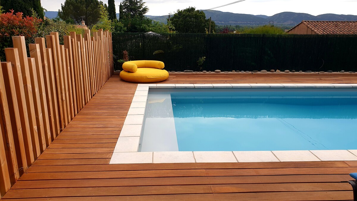 Villa moderne et confort avec piscine Sud Luberon