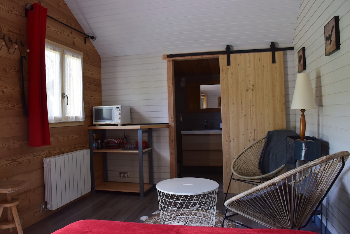 布里安松（ Briançon ）的独立房间，度假木屋氛围