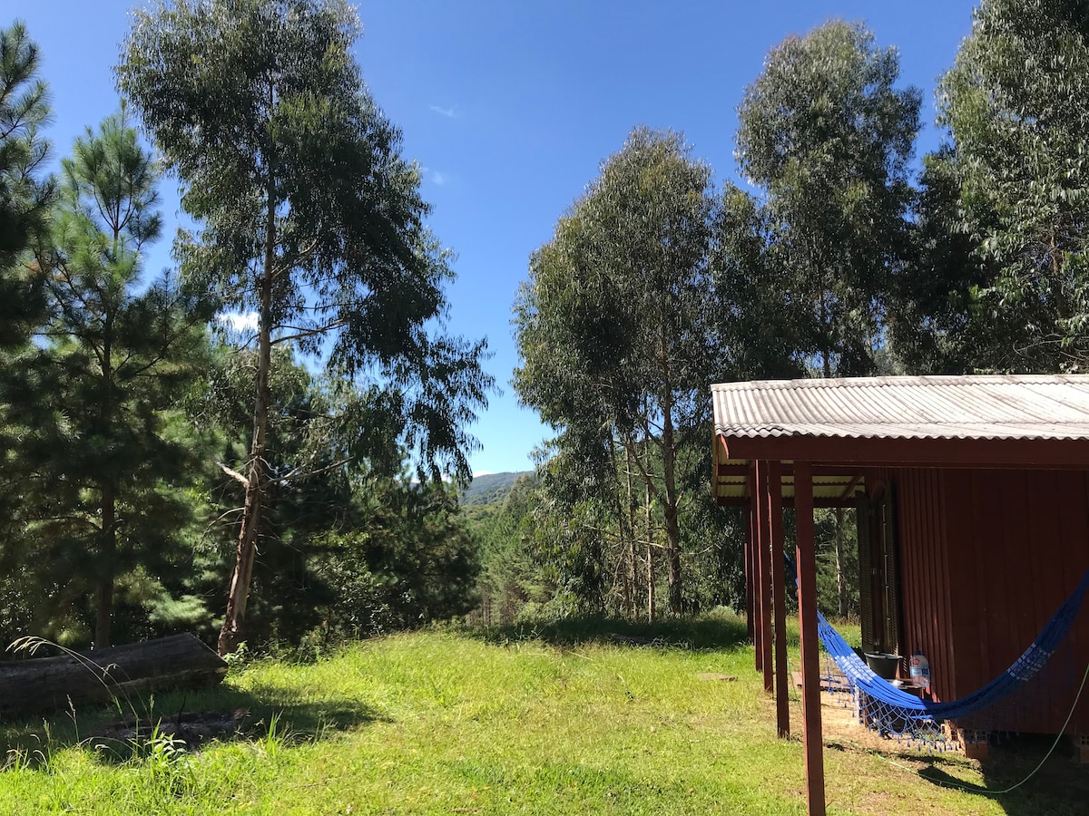 Refúgio de montanha na Serra do Mar