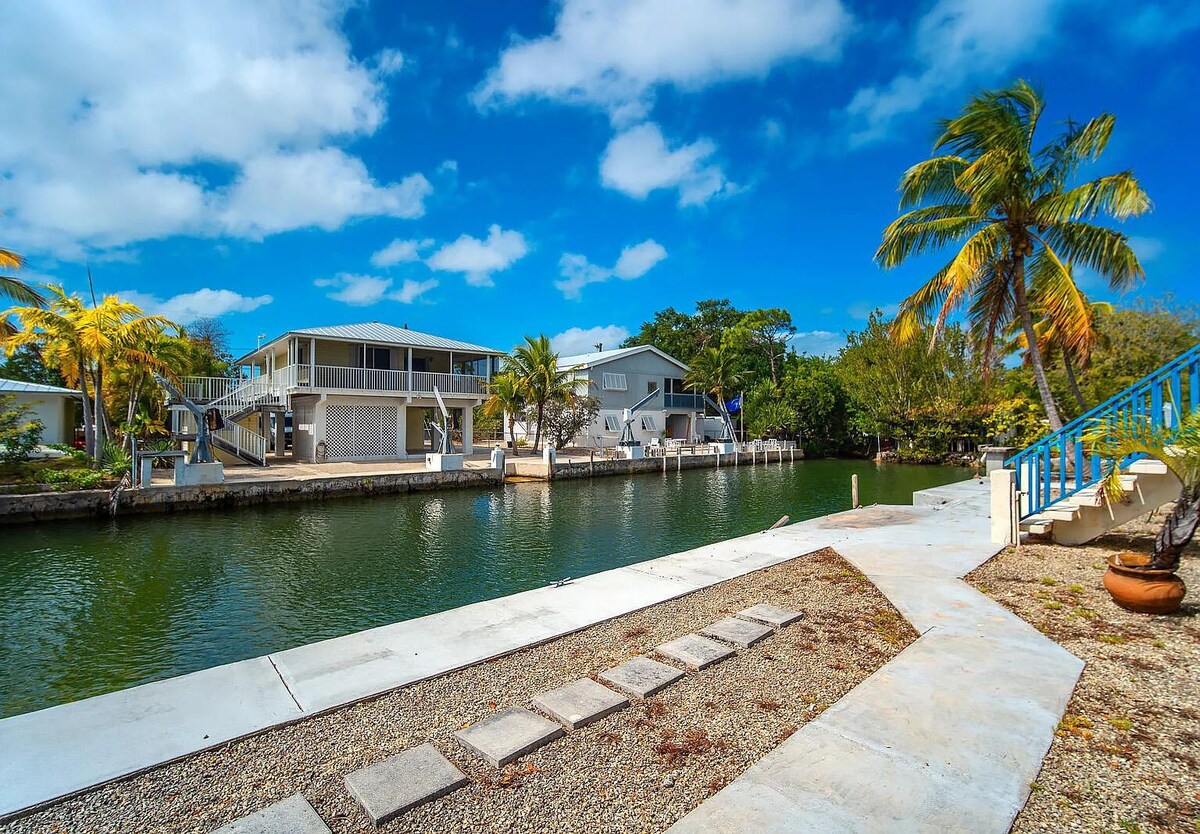 Canal Front Home with Dock Space