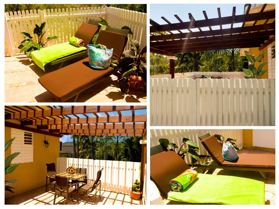 Secure Jamaican  Getaway with private  Back Porch