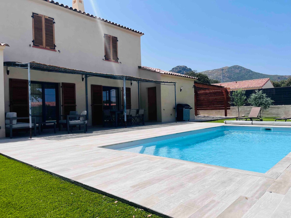 Villa Filogiu avec piscine et jardin