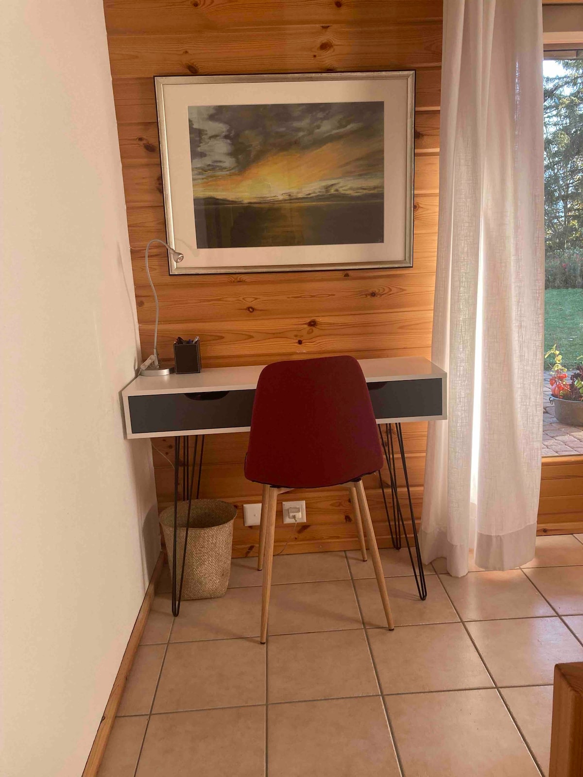 Appartement avec vue sur les alpes et sauna