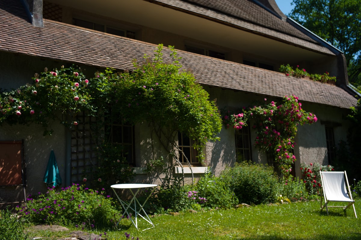 Chambre n°2 dans Maison avec grand jardin