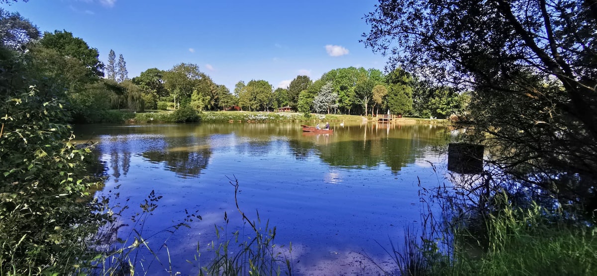 Chalets avec étangs de pêche privés