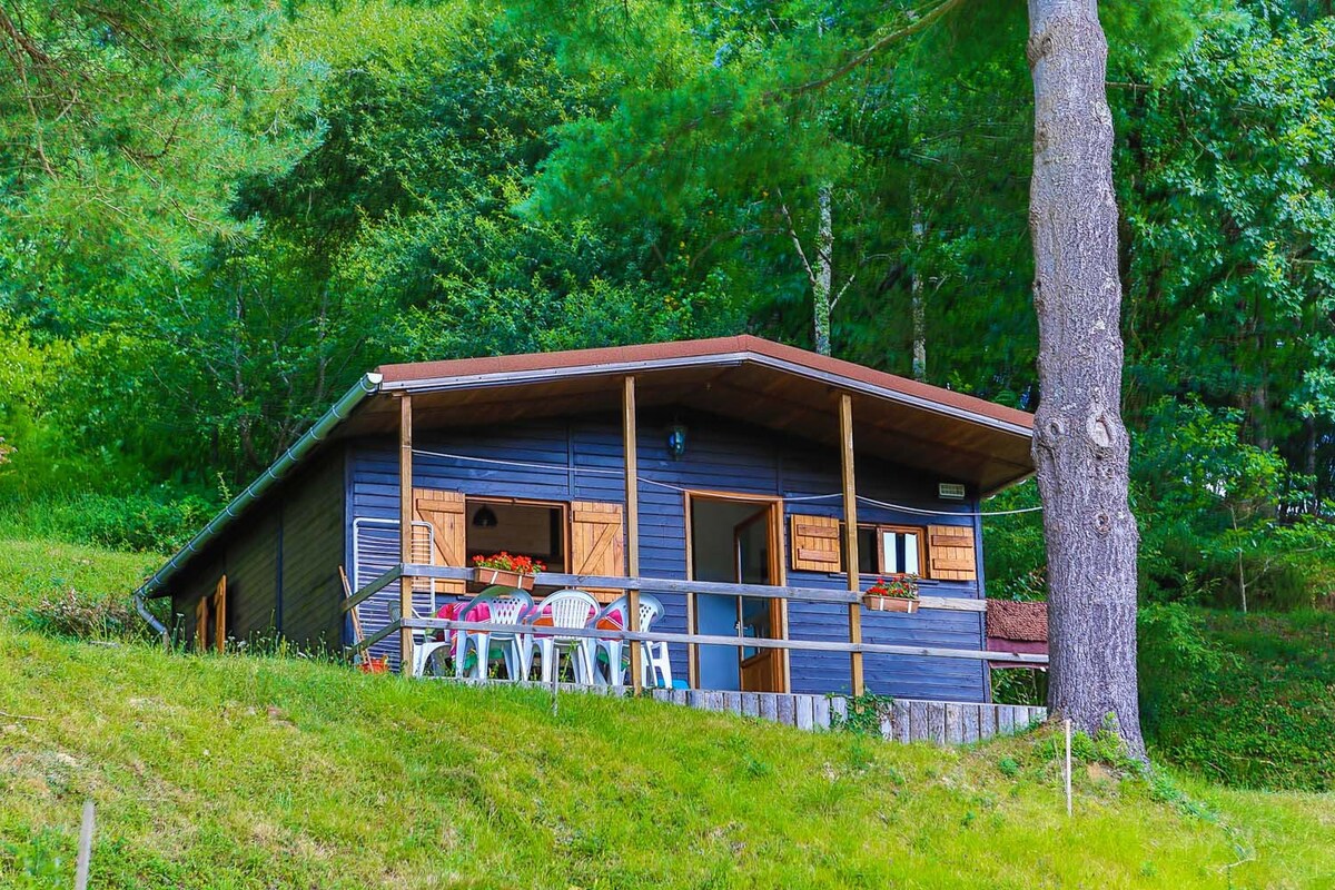 Les chalets de Pierretoun à la campagne, au calme