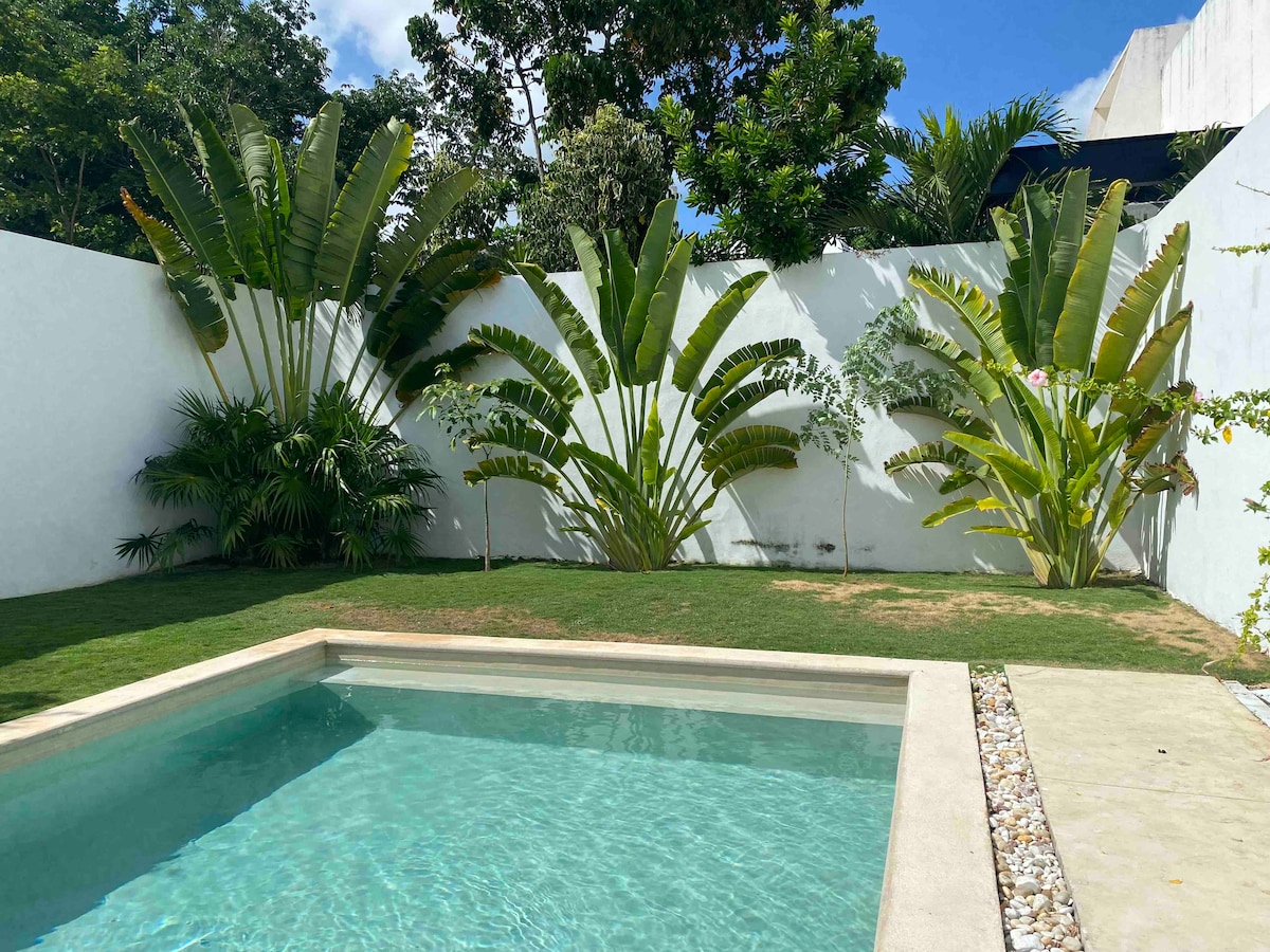 Hermosa y moderna casa con Piscina en Merida.