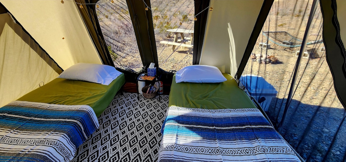#7Private tent w/great views just 5 miles to BBNP.